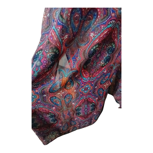 L8TER MAXI PAISLEY DRESS SZ M - Picture 4 of 8